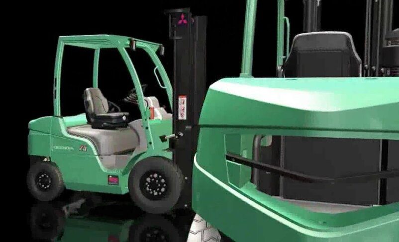 Sistem Keamanan Mitsubishi Forklift Win-Equipment