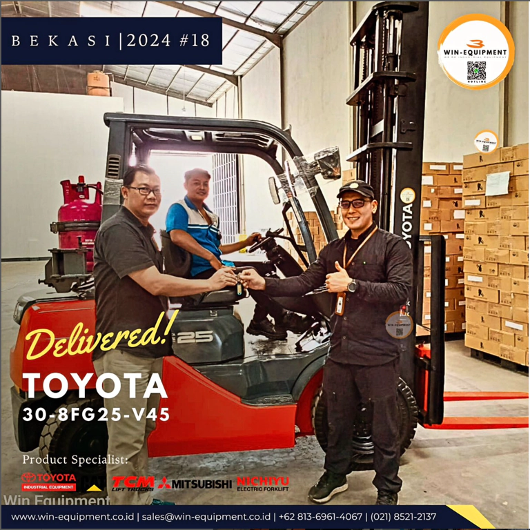 Forklift Gasoline Toyota 8FG25-V45