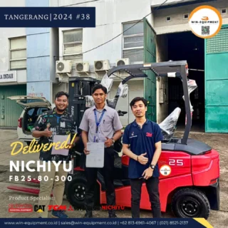 #jualforklift Forklift Electric Battery Nichiyu FB25-80-300PT. Wijaya Industrial Equipment (Win Equipment) adalah perusahaan resmi pemasok alat-alat industri spesialisasi Unit (Forklift, Genset, Loader, Excavator, Traktor, Crane, dll.)Support Sparepart, Service & Rental. We Are Specialist | 0813.6961.4067 :1. Material Handling Equipment (Forklift, Genset, Reach Stacker, Hand Pallet & Pallet Mover) 2. Safety Equipment (Surat Ijin Operator | SIO, Surat Ijin Layak Operasi | SILO, Safety Shoes & Appar) 3. Industrial Support (Part & Service for Forklift, Tyre, and Traction Battery,  Attachment Forklift) There is a problem your forklift? Let us help youFor product purchase, use, used unit, repair, troubleshooting, overhaul and maintenance issues, you can contact us here.⛩️ Workshop & Showroom :Pusat Otomotif Sentra Harapan (POSH) Blok G-27 Sentra Bisnis, Harapan Indah, Kec. Medan Satria, Kota Bekasi, Jawa Barat 17132.https://maps.app.goo.gl/P2rZvyYkLxuQM7Gv6☎ Hotline :+6221 8925-2666 (Office) +62 813-6961-4067 (WhatsApp)https://bit.ly/2MVps99 (Respon Cepat) 🪐 Website :www.win-equipment.co.idOnline Customer ServiceWorking bDay 09:00 - 17:00One-stop solution of spare part, after-sales, service related problems, klik here 👉 https://bit.ly/2MVps99 Kenapa memilih Win-Equipmet? 1. Menerima Trade in Unit2. Ready Stock Unit3. Jaminan Harga Terbaik4. Support Mekanik Profesional5. Pembayaran menggunakan leasing (cicilan) -------------------------#sparepartforklift #mitsubishiforklift #forklift #toyotaforklift #mitsubishiforklift #nichiyuforklift #caterpillarforklift #heliforklift #hangchaforklift #komatsuforklift #forkliftindonesia #materialhandlingequipment #safetyshoes #jualforklift #reachstacker #jualforkliftindonesia #rentalforklift #serviceforklift #banforklift #forkshoe #batteryforklift #sparepartforklift safetyequipment #sioforklift #forklifttoyota #forkliftmitsubishi forklifttcm #forkliftcaterpillar #forkliftattachment #toyotaforkliftindonesia #mitsubishiforkliftindonesia #distributorforklift #gsyuasabattery