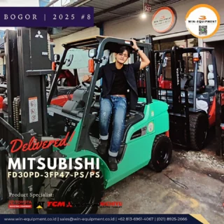 #jualforklift Forklift Diesel Mitsubishi Grendia FD30PD-3FP47-PS/PSPT. Wijaya Industrial Equipment (Win Equipment) adalah perusahaan resmi pemasok alat-alat industri spesialisasi Unit (Forklift, Genset, Loader, Excavator, Traktor, Crane, dll.)Support Sparepart, Service & Rental. We Are Specialist | 0813.6961.4067 :1. Material Handling Equipment (Forklift, Genset, Reach Stacker, Hand Pallet & Pallet Mover) 2. Safety Equipment (Surat Ijin Operator | SIO, Surat Ijin Layak Operasi | SILO, Safety Shoes & Appar) 3. Industrial Support (Part & Service for Forklift, Tyre, and Traction Battery,  Attachment Forklift) There is a problem your forklift? Let us help youFor product purchase, use, used unit, repair, troubleshooting, overhaul and maintenance issues, you can contact us here.⛩️ Workshop & Showroom :Pusat Otomotif Sentra Harapan (POSH) Blok G-27 Sentra Bisnis, Harapan Indah, Kec. Medan Satria, Kota Bekasi, Jawa Barat 17132.https://maps.app.goo.gl/P2rZvyYkLxuQM7Gv6☎ Hotline :+6221 8925-2666 (Office) +62 813-6961-4067 (WhatsApp)https://bit.ly/2MVps99 (Respon Cepat) 🪐 Website :www.win-equipment.co.idOnline Customer ServiceWorking bDay 09:00 - 17:00One-stop solution of spare part, after-sales, service related problems, klik here 👉 https://bit.ly/2MVps99 Kenapa memilih Win-Equipmet? 1. Menerima Trade in Unit2. Ready Stock Unit3. Jaminan Harga Terbaik4. Support Mekanik Profesional5. Pembayaran menggunakan leasing (cicilan) -------------------------#sparepartforklift #mitsubishiforklift #forklift #toyotaforklift #mitsubishiforklift #nichiyuforklift #caterpillarforklift #heliforklift #hangchaforklift #komatsuforklift #forkliftindonesia #materialhandlingequipment #safetyshoes #jualforklift #reachstacker #jualforkliftindonesia #rentalforklift #serviceforklift #banforklift #forkshoe #batteryforklift #sparepartforklift safetyequipment #sioforklift #forklifttoyota #forkliftmitsubishi forklifttcm #forkliftcaterpillar #forkliftattachment #toyotaforkliftindonesia #mitsubishiforkliftindonesia #distributorforklift #gsyuasabattery